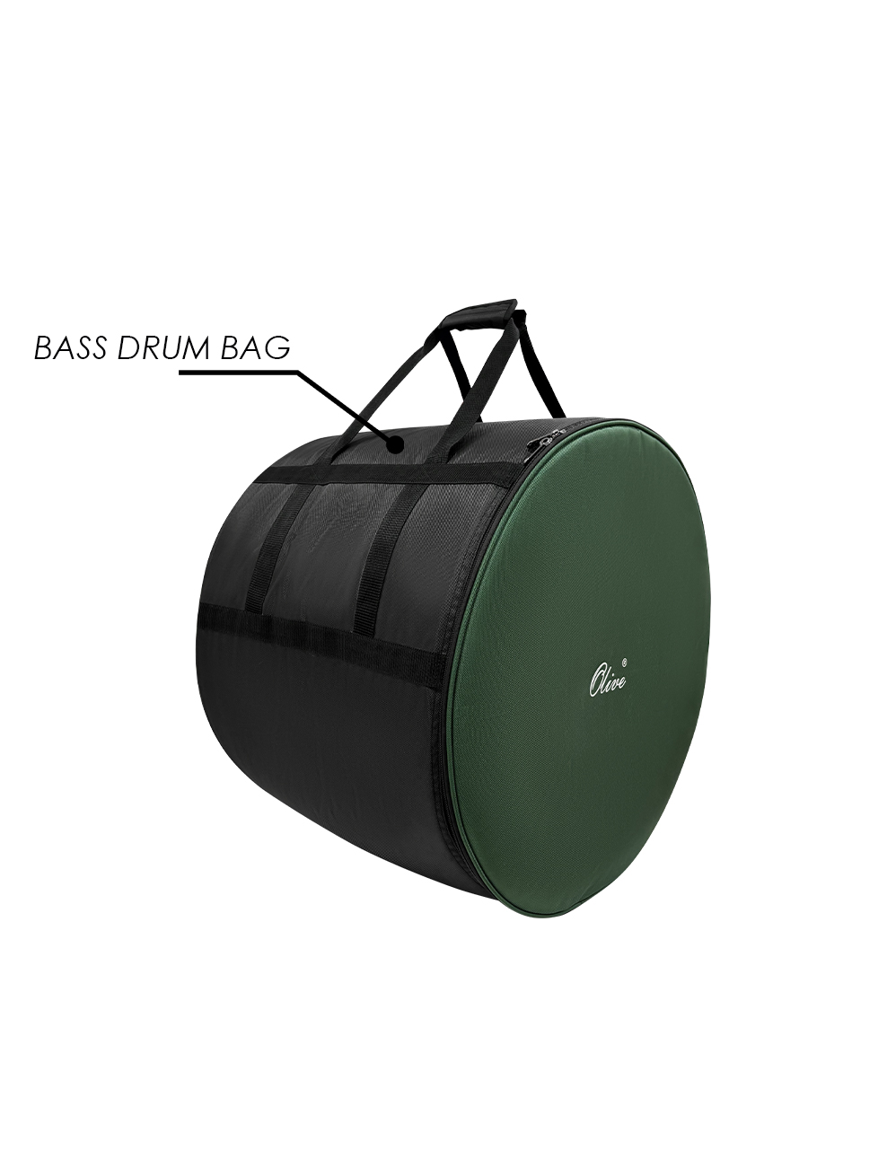 Olive OL-BASSDRUM Premium Bass Drum Bag, 24